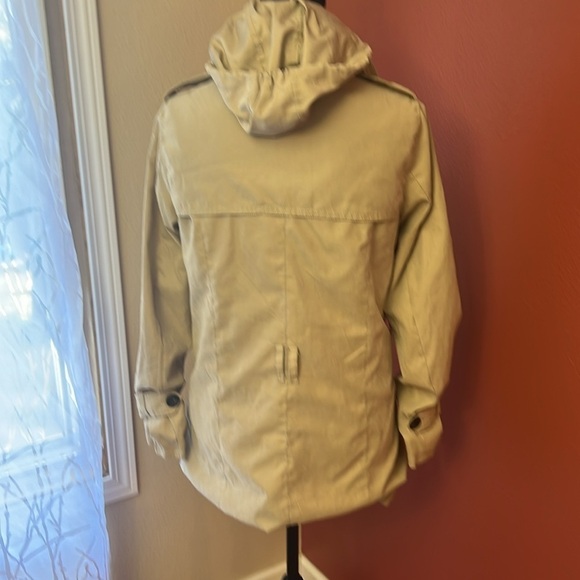 COMC Women Short Trench Pea Coat Jacket - Picture 5 of 8